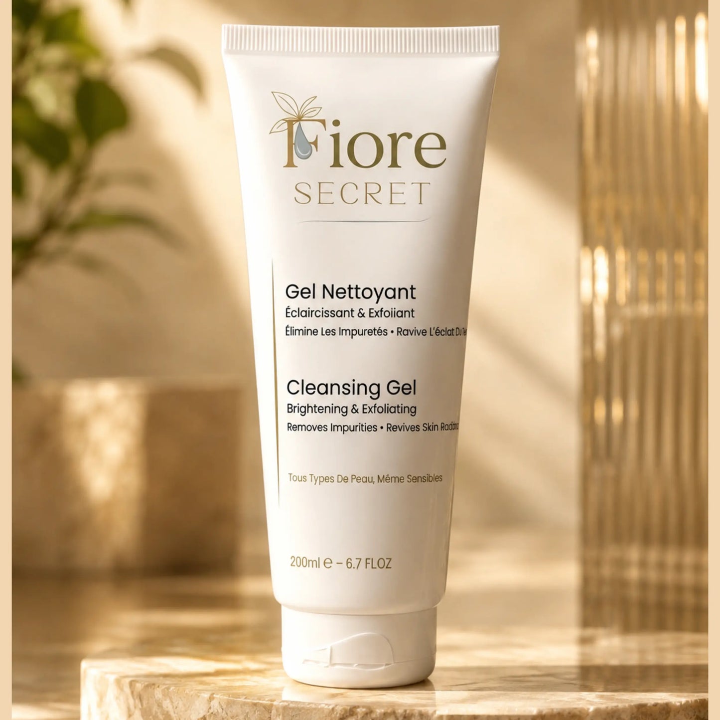 Fiore Secret Gel Nettoyant Éclaircissant — 200 ml